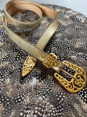 Leather rock 1994 vintage leather belt